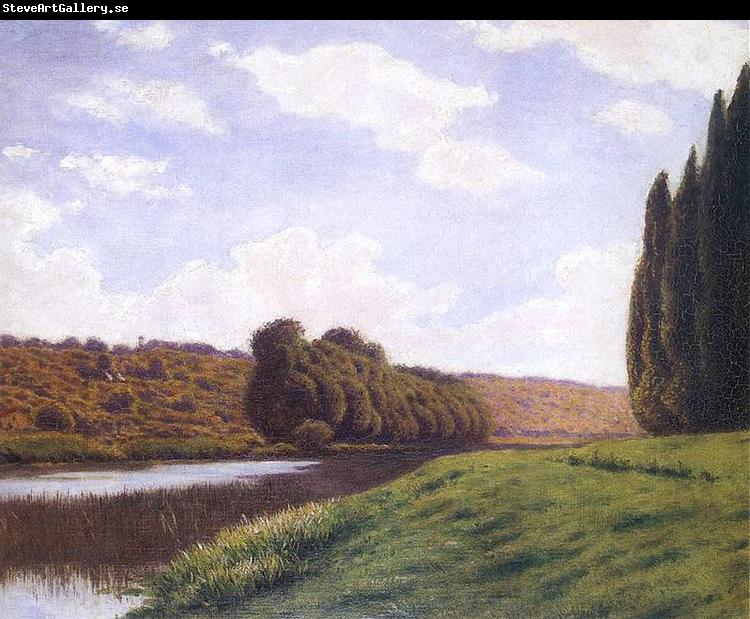 Aleksander Gierymski Italian Landscape with Cypresses